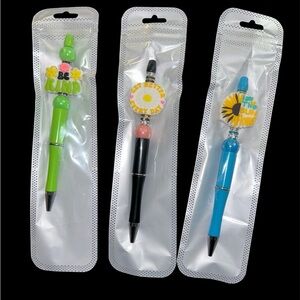 Handcrafted Inspiration pens. Set of 3